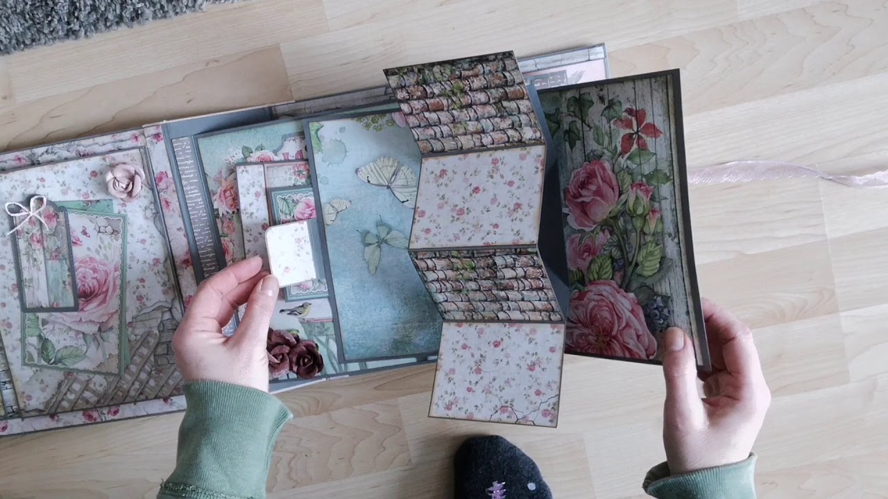 Scrapbooking Album House of Roses Stamperia