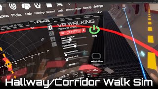 Infinite Walk VR (beta) - walking down a corridor or hallway