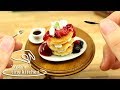 mini food: tiny edible pancake 本当に食べられるミニチュア料理/パンケーキ #13 | Yuka's tiny kitchen