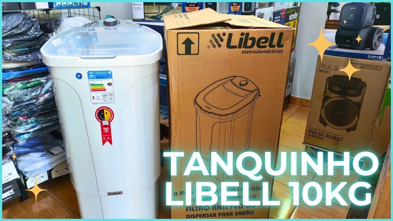 Tanquinho Libell 10kg 127V (Lavadora Semiautomática) 