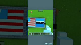 Making Botswana Flag By Trick In #minecraft