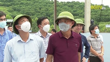 Kiểm tra, nghiệm thu bước 1 nhà máy Xử lý rác thải huyện Lục Ngạn