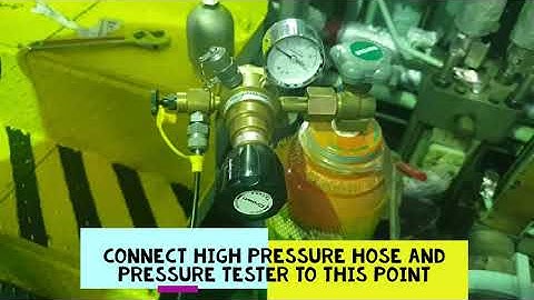 Charging with N2 on ME accumulator