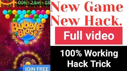 MX player bubble blast game hack trick | MX player 2 rupees bubble blast game unlimited score trick