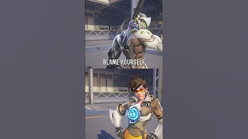 Genji and Tracer interaction - Overwatch 1 interaction