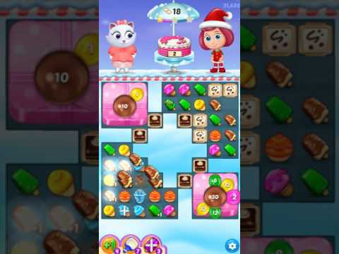 Ice Cream Paradise - Match 3 - Level 288 - Lösung Solution Walkthrough