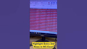 Highlight Every Other Row in Excel #shorts #excel #exceltricks #spreadsheets #corporate #finance