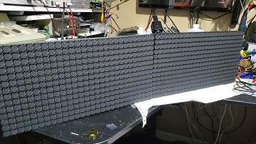 Soon to be Twitch/YouTube Flip Dot "Followers" / "Lastest Follower" Display #maker #flipdot #retro