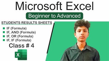 MS Excel complete course in Urdu/Hindi (Beginner to Advanced) Class # 4