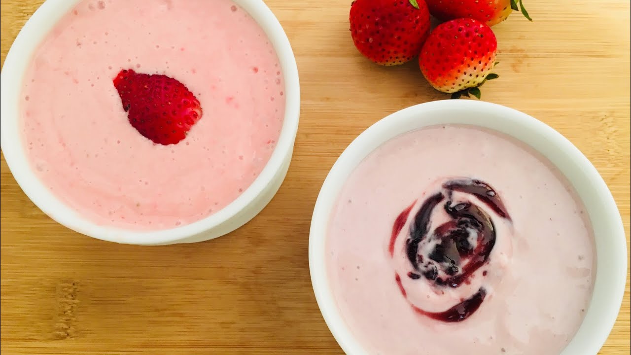 Frozen Yogurt | Homemade Frozen Yogurt in 5 Minutes | Strawberry Frozen Yogurt | Healthy dessert | Anyone Can Cook with Dr.Alisha