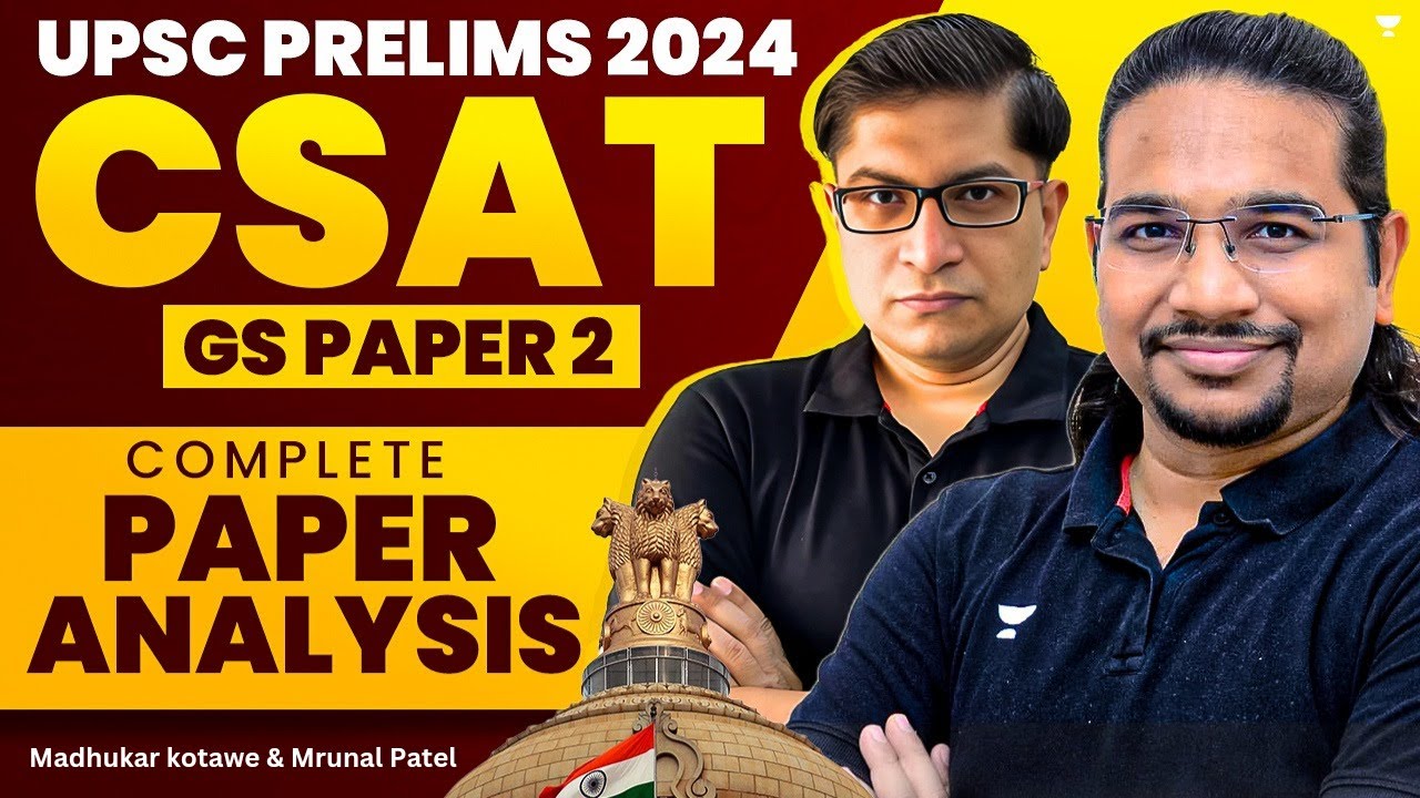 UPSC CSE Prelims 2024 CSAT Paper Analysis & Answer Key Madhukar