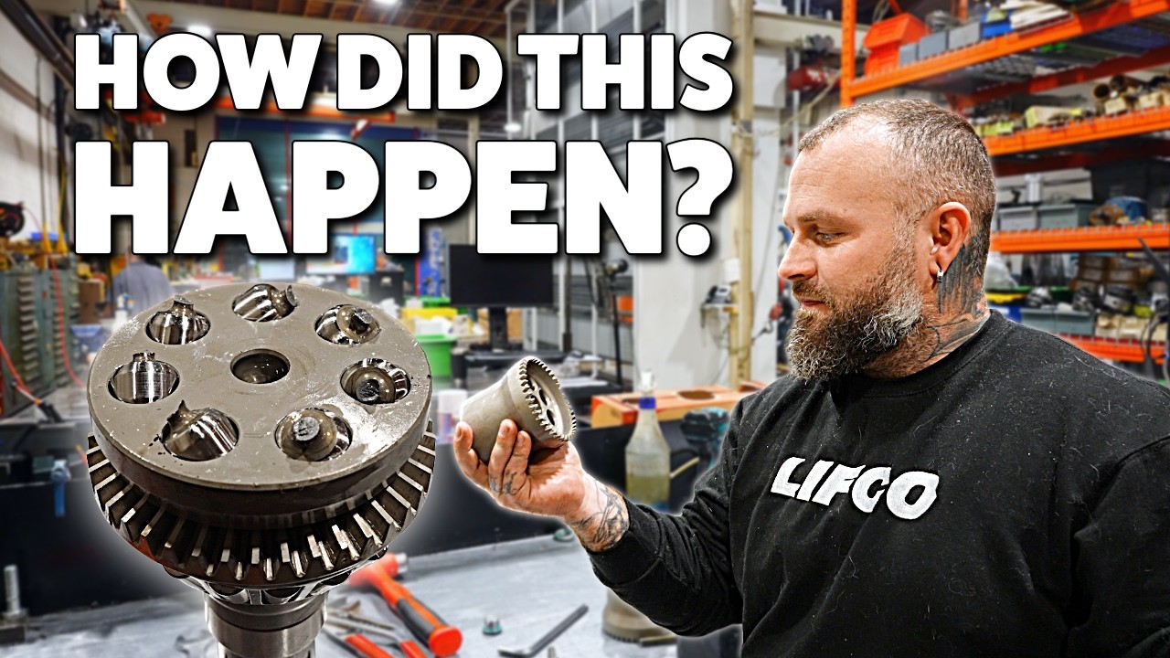 F1 Bent Axis Hydraulic Pump Inspection: Pistons Snapped Clean Off