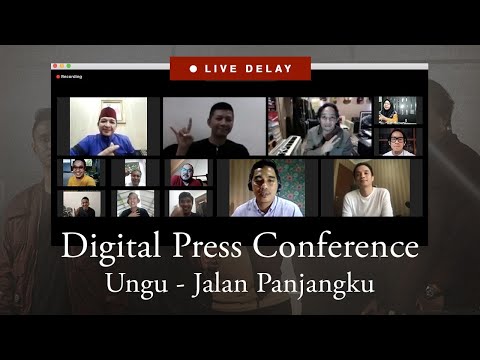 Live Delay Digital Press Conference Ungu - Jalan Panjangku