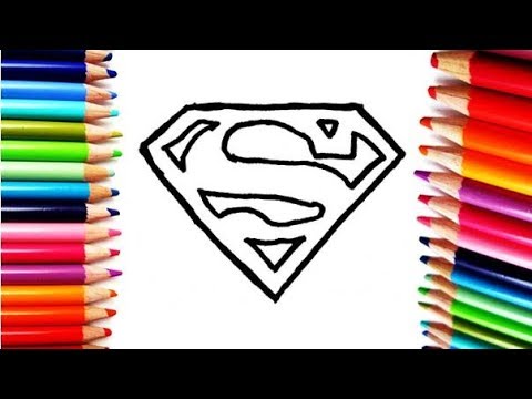 Superman - Dibujando Logo de Superman - YouTube