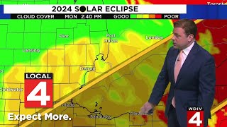 Here S The Solar Eclipse Cloud Forecast For Metro Detroit