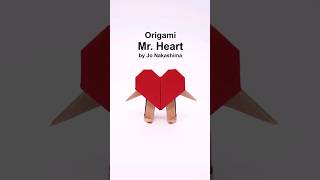 Origami Mr. Heart #shorts #valentinesday