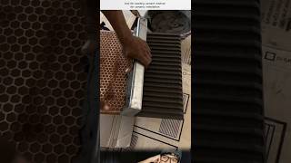 tool for leveling cement mixture for ceramic installation