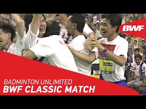 Badminton Unlimited | Thomas Cup 1992 - BWF CLASSIC MATCH | BWF 2020