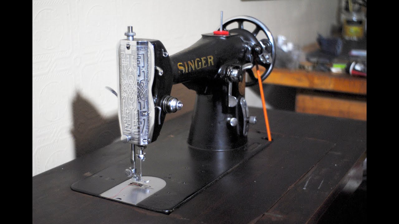 Vintage Singer 206K Restoration Part #5: Final Demonstration on Denim ...