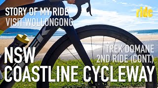 Story of my ride: NSW Coastline Cycleway (Bulli to Wollongong) - 2nd ride on new Trek Domane (pt2)