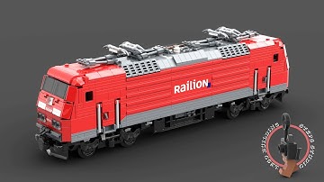 LEGO Siemens ES64F4 Railion Locomotive Full Speed Build!