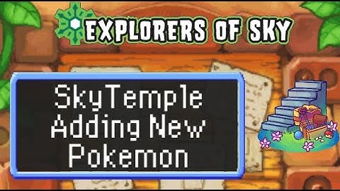 SkyTemple ADDING NEW POKEMON Tutorial - PMD Explorers of Sky ROM Hacking Tool