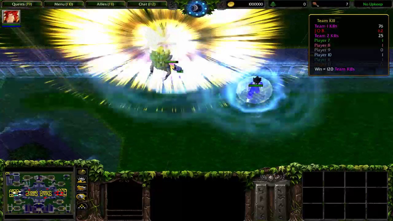 Warcraft - Map Legend of the dragon v.9999 สู้กับฮีโร่ตัวสุดท้าย - YouTube