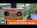 DIY wooden phone speaker