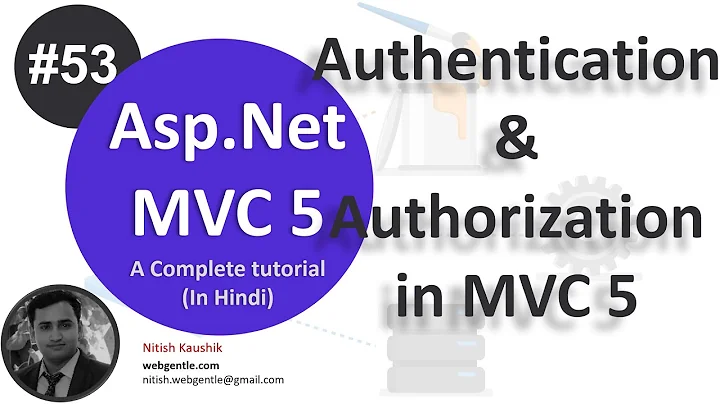 (#53) Authentication and Authorization in mvc | mvc tutorial for beginners in .net c#