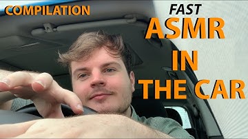Lofi Fast & Aggressive ASMR in the Car Compilation | Hand Sounds, Invisible Triggers,Gripping sounds