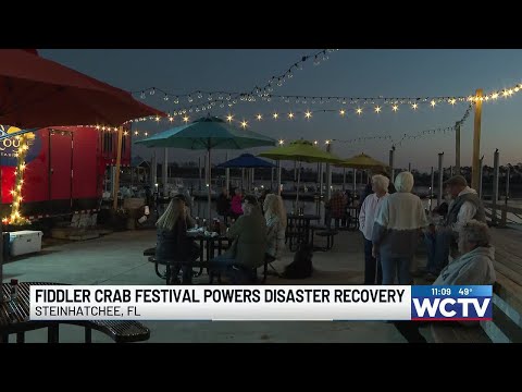 Video still: Fiddler Crab Festival kicks off in Steinhatchee as community continues to rebuild after hurricane...