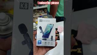 Cheapest Wireless Mic For Youtube Videos🔥 I K8 Wireless Michrophone Review #wirelesskeyboard