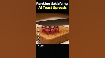 Ranking The Most Satisfying AI Toast Spreads #ranking #satisfying #ai #asmr
