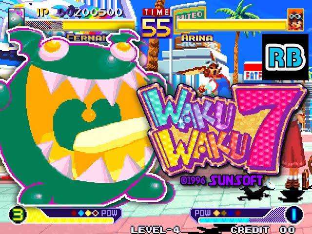 1996 [60fps] Waku Waku 7 (Asia) Fernandez ALL (Boss Hack) - YouTube