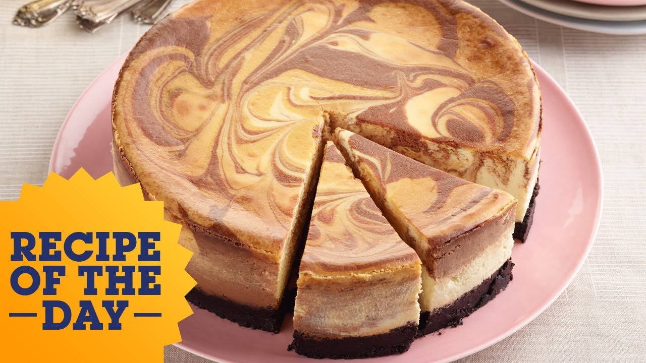 Recipe of the Day: Chocolate-Butterscotch Swirl Cheesecake | Food Network