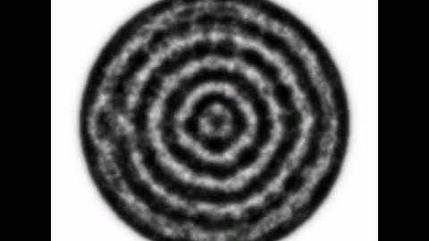 Repulsive Concentric Rings by Projection at Circular Boundary
