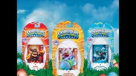 Skylanders Spring Edition - Springtime Trigger Happy, Fryno, Punk Shock (unboxing) - Vorstellung