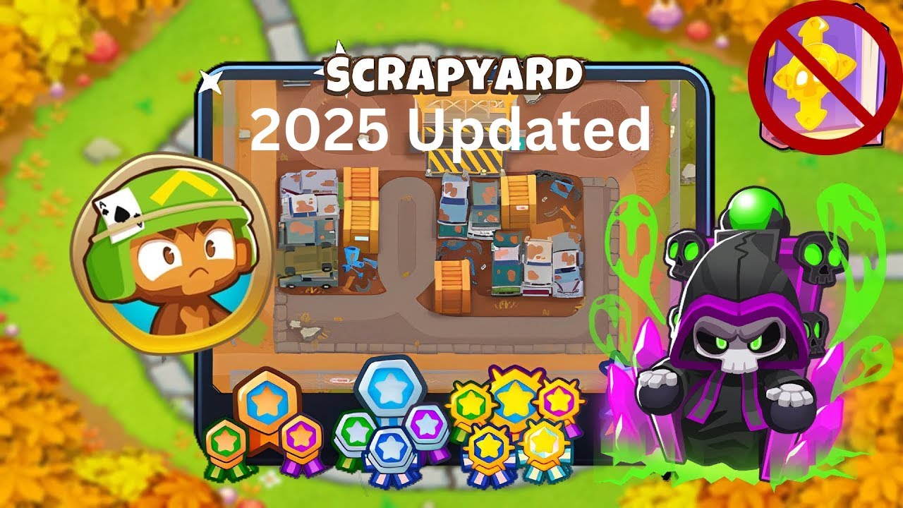 🔥 Scrapyard [Medium Standard] Guide | No Monkey Knowledge - BTD6 (2025 Updated) 🔥