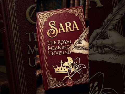 What Does The Name SARA Really Mean? | Notes on Names