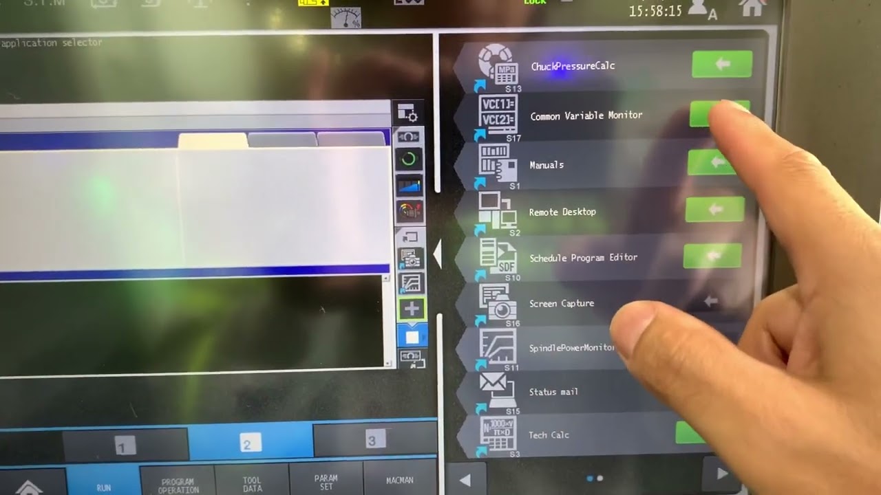 Okuma OSP-P300LA: How to configure widgets and shortcuts on the