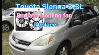 PartsFlow Radiator Cooling Fan Assembly For 1999-2003 Jeep