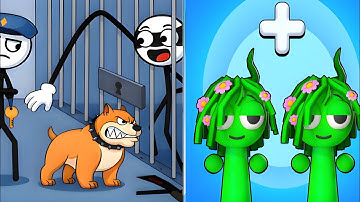 🏄Thief Puzzle VS Sprank Merga Msater- Satisfying ASMR Gameplay Showdown on Android & iOS #gaming 