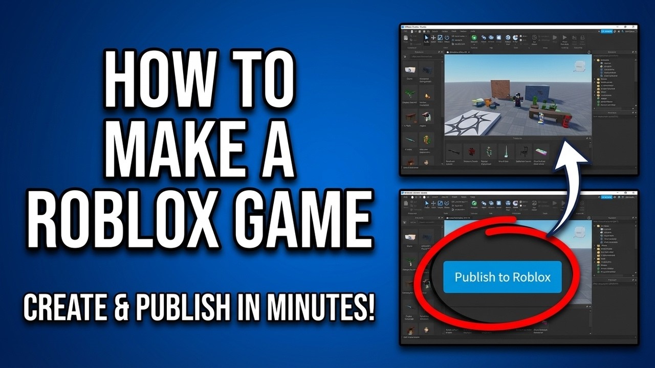 How To Make Your First Roblox Game 2026 Beginner S Guide YouTube 
