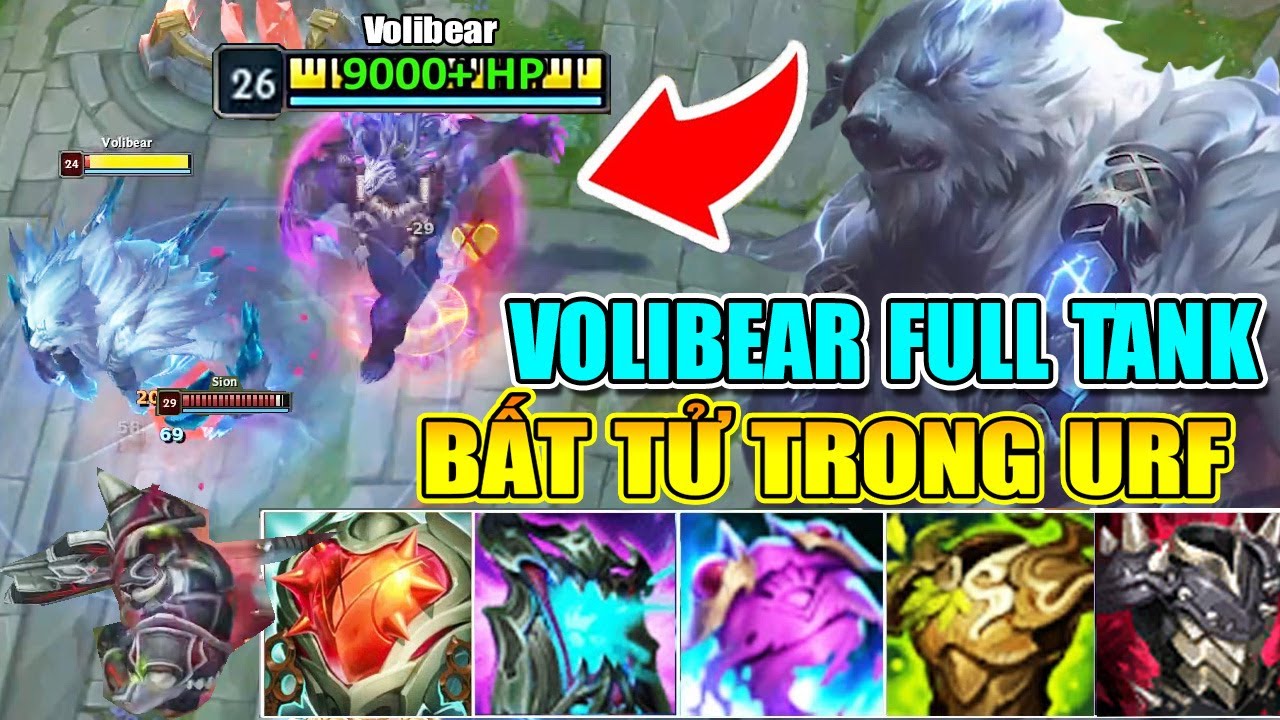 GẤU HÓA THẦN TRONG URF ĐÁNH NHAU NỬA NGÀY KHÔNG XUỐNG MÁU TRONG URF 2024