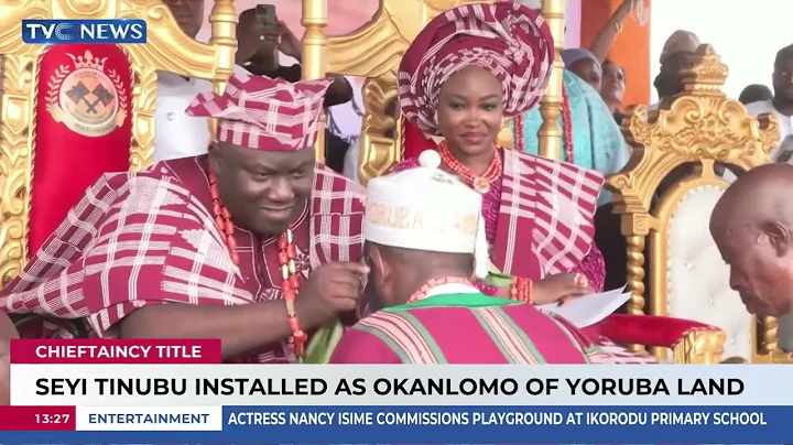 Seyi Tinubu Installed As Okanlomo Of Yoruba Land
