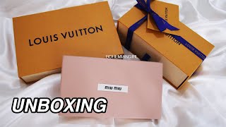 MIU MIU &amp; LOUIS VUITTON UNBOXING | BOHEMIANGIRL