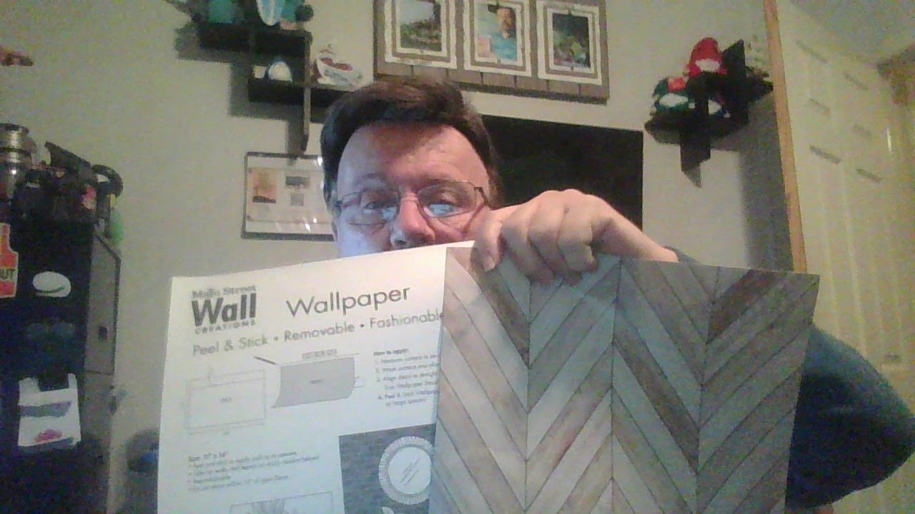 DIY PUT UP DOLLAR TREE Peel & Stick Wallpaper YouTube