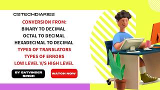 Number System | Low Level and High Level Languages | Types Of Errors | Types Of Translators | Python Update