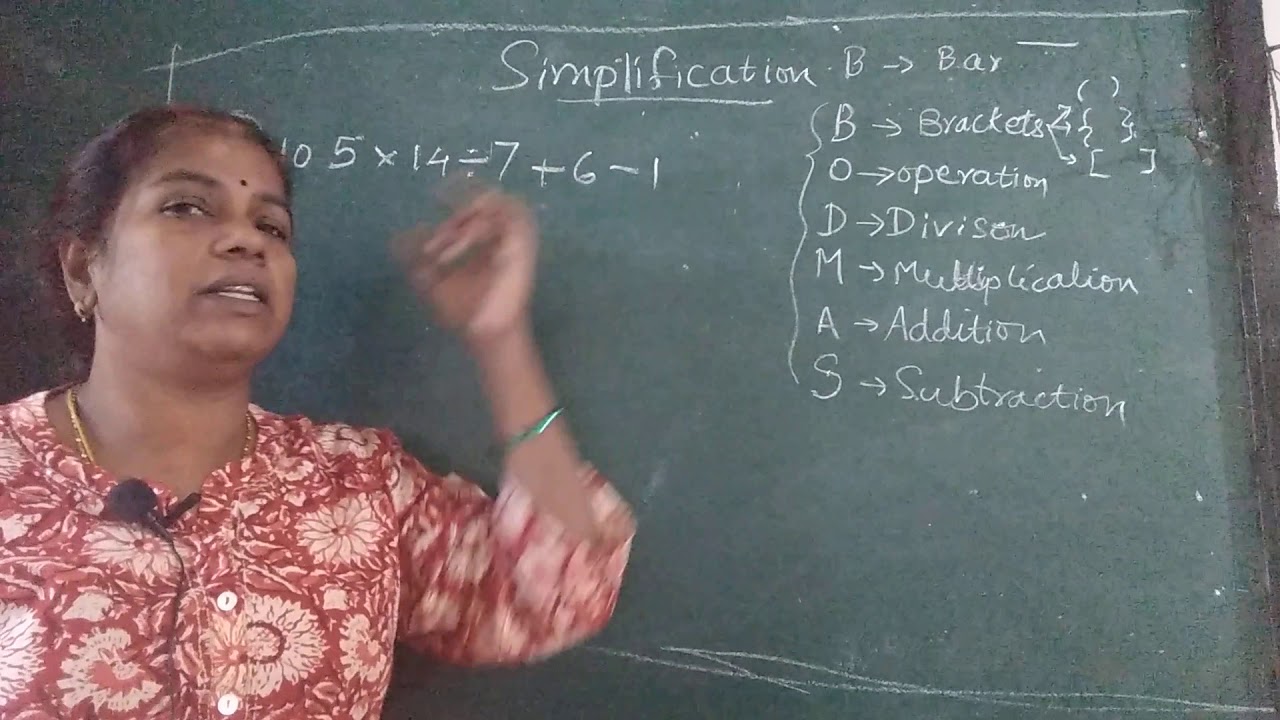 Simplification Mathematics , Numerical expressions solving with BODMAS ...