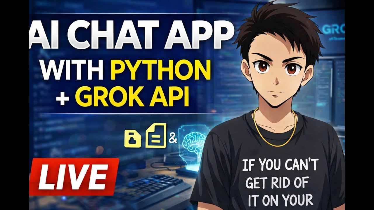 Building a Friendly AI Chat App with Grok API | Python + Streamlit Live